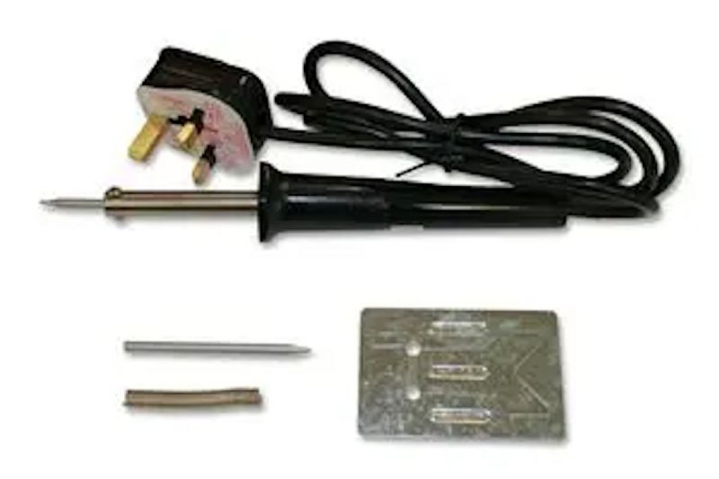 Mains Soldering Iron Duratool  40w  13amp uk plug Fitted 